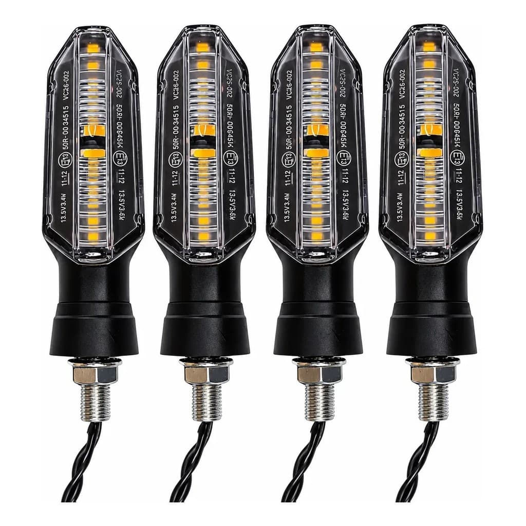 4 Pisca Moto Seta Led Sequencial Cb 300 Xre Twister 250