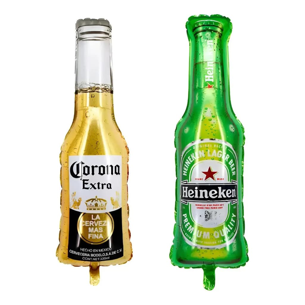 Kit Bexigas Balão Metalizado Cerveja Bar Boteco - 2 Unidades