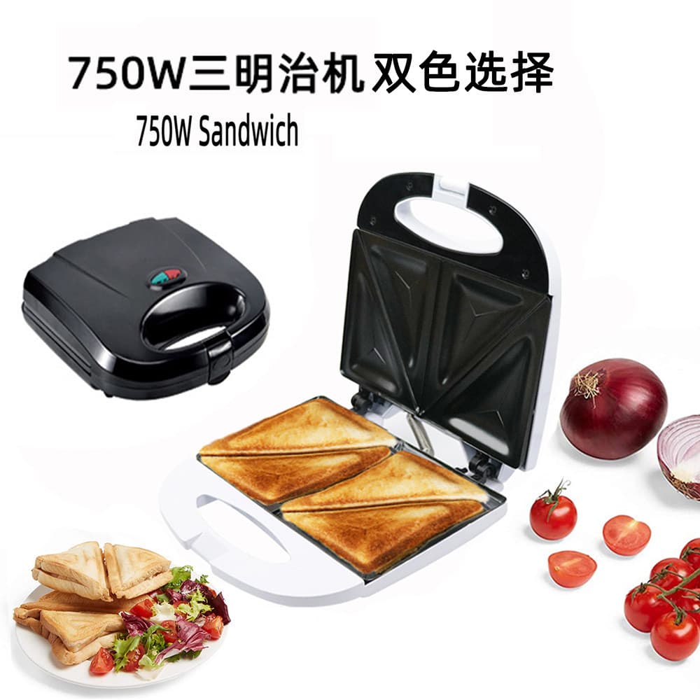 110V americano padrão sanduicheira canadá japão americano casa Mini máquina de café da manhã pequena torradeira triangul