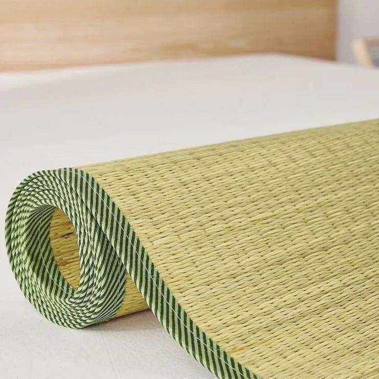 Tapete de palha Natural de verão 1.8 cama de casal 1.5m tapete de corrida à moda antiga tapete legal 0.9m dormitório est