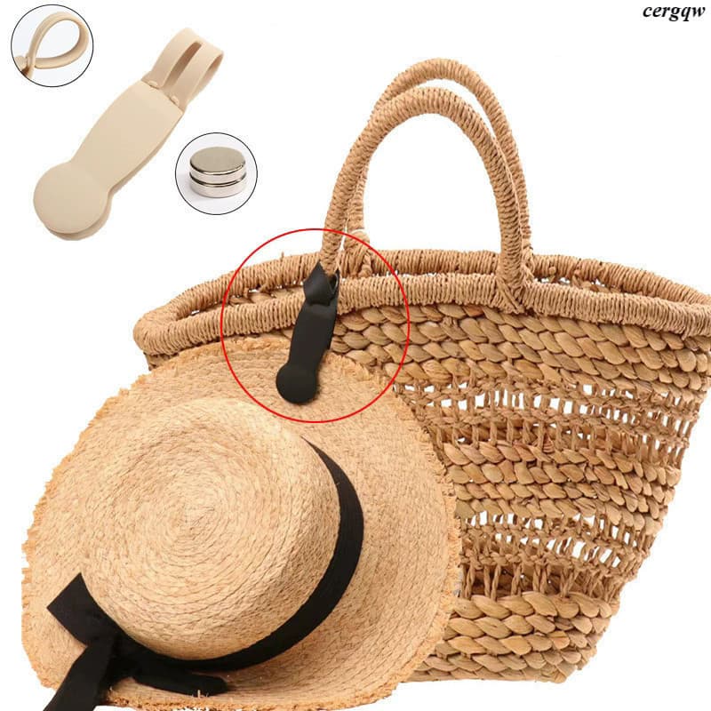 Clipe De Chapéu Magnético De Silicone , De Sol De Viagem Bolsa Fio Mochila De Sucção Magnética IO