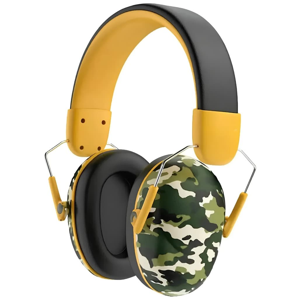 Abafador Ruido Tea Infantil Criança Autista Camuflado