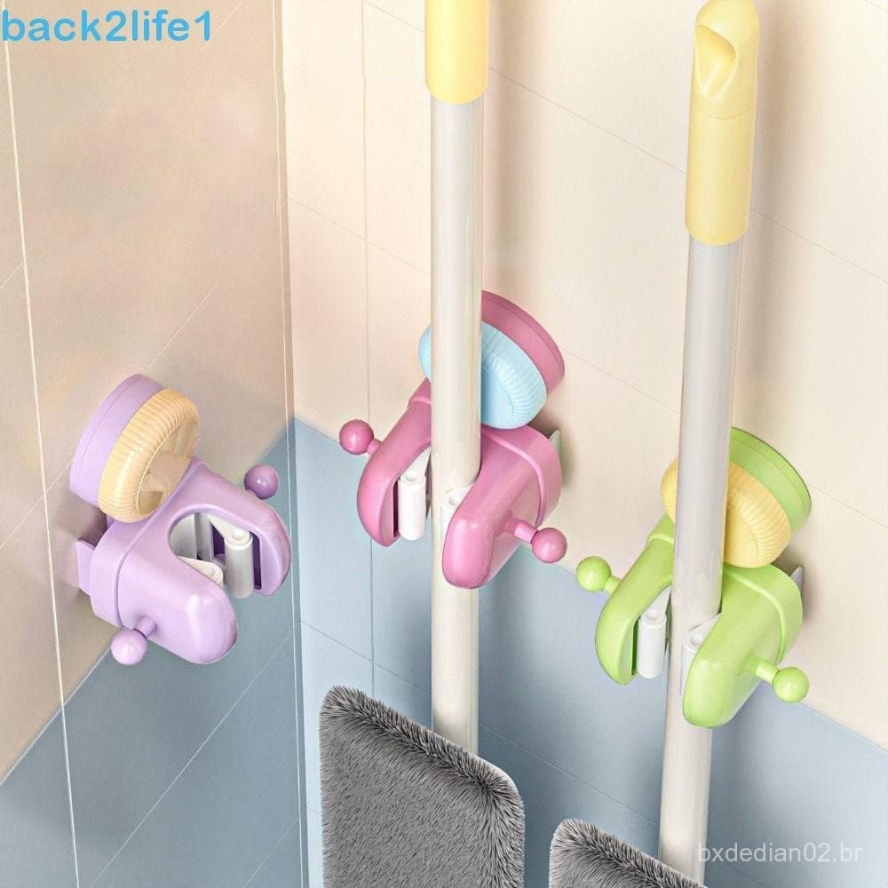 Suporte Para Esfregão Com Ventosa BACK2LIFE1 , Montado Na Parede Dopamina Vassoura De Sem Perfurações