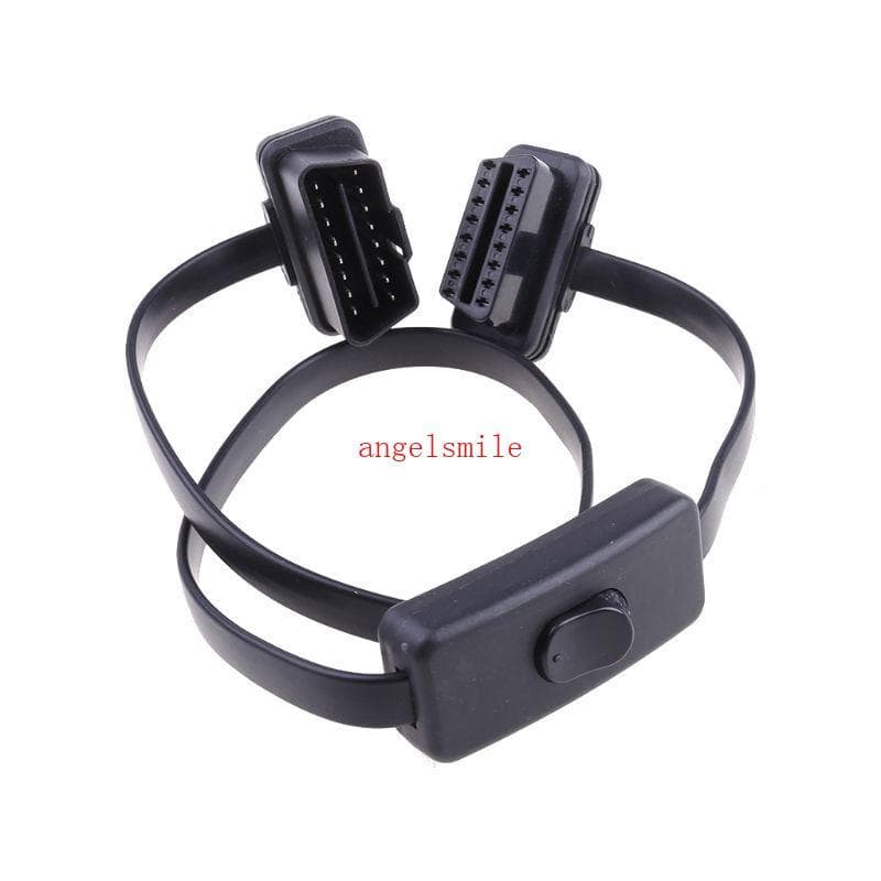 Melhor Extensão OBD-II Conectores Interruptor Baixo Perfil Para Fêmea 16 Pinos