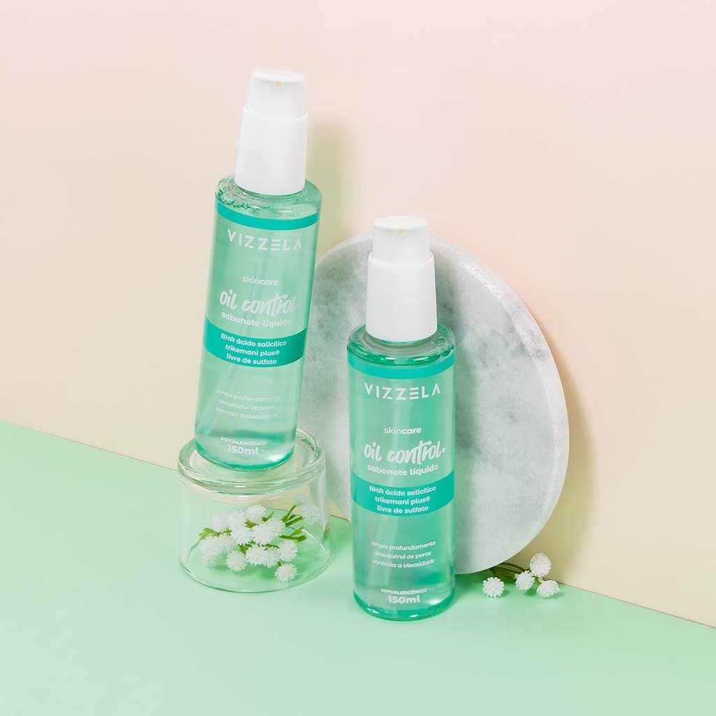 Sabonete Líquido Oil Control - Vizzela / Sabonete Facial