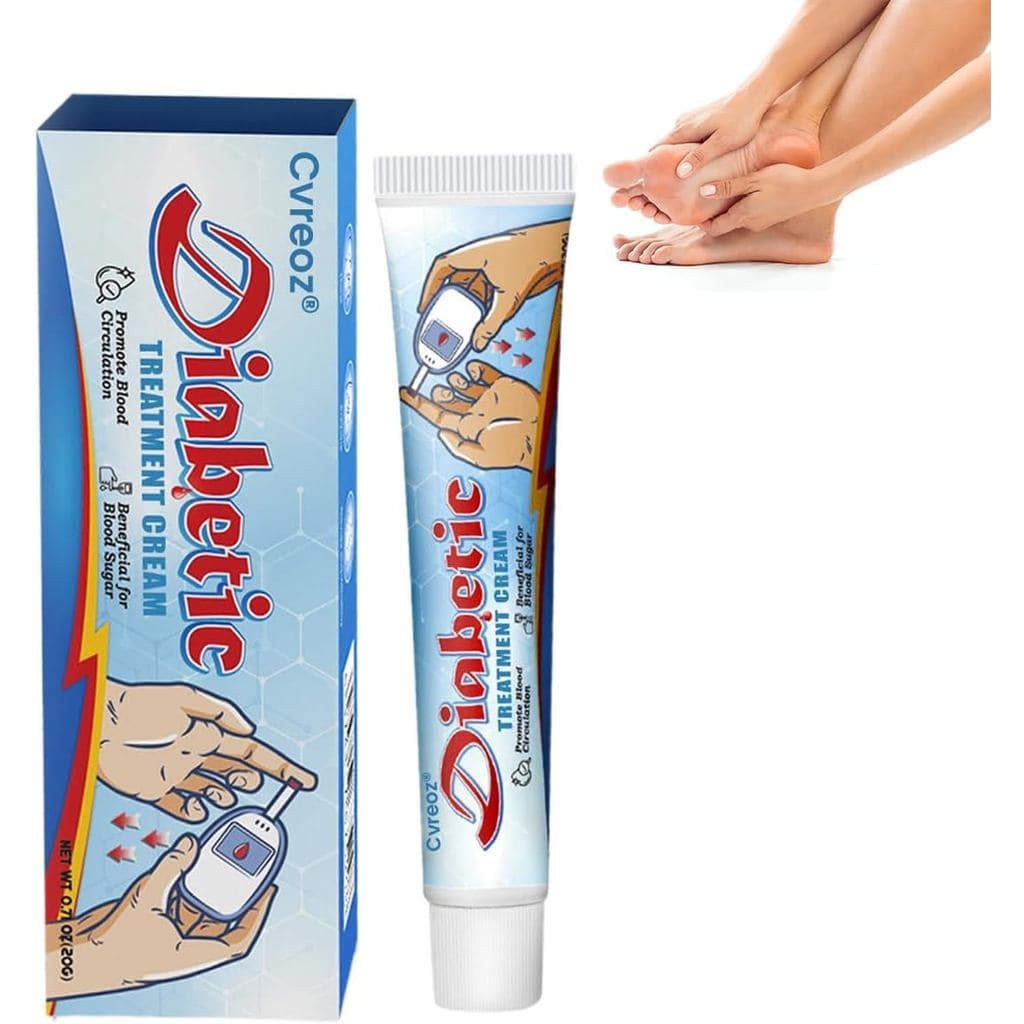Creme para Tratamento de Diabetes LAOZIK VivaGluco, Creme Profissional para Pés Diabéticos, Creme LAOZIK para Alívio da