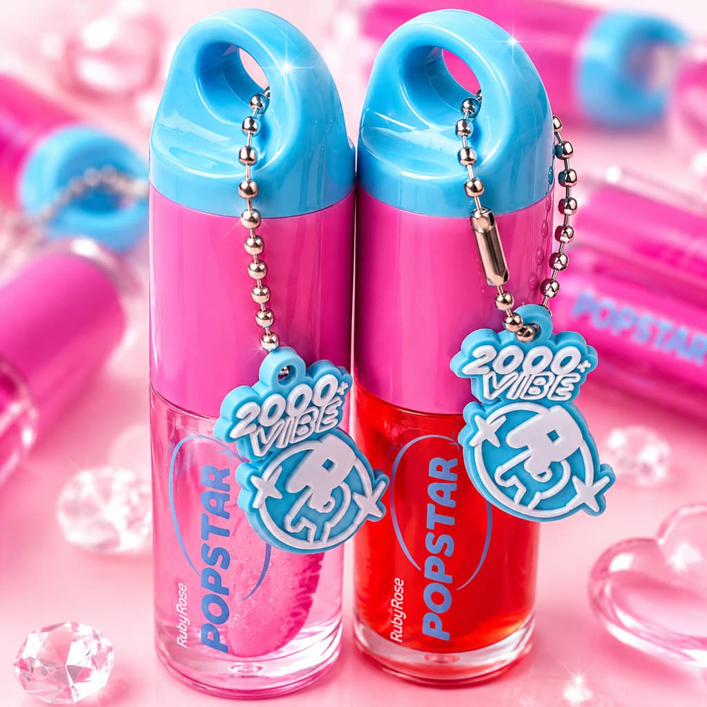 Lip Oil Hidratante Ruby Rose Gimme Bling Óleo Labial Brilho Gloss