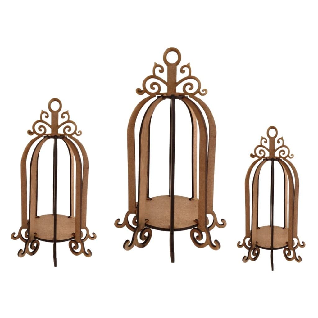 Gaiola Decorativa Mdf Provençal P M G