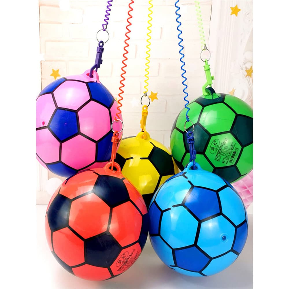 Cesta de basquete com corda para crianças, jardim de infância, estudantes do ensino fundamental, bola elástica com cordã
