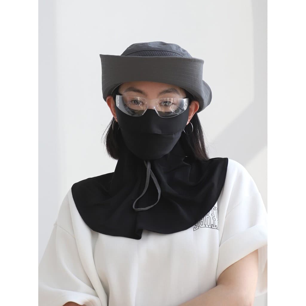 360 graus guarda-sol xale máscara facial protetor solar proteção de pescoço proteção de ombro proteção de ombro integrad