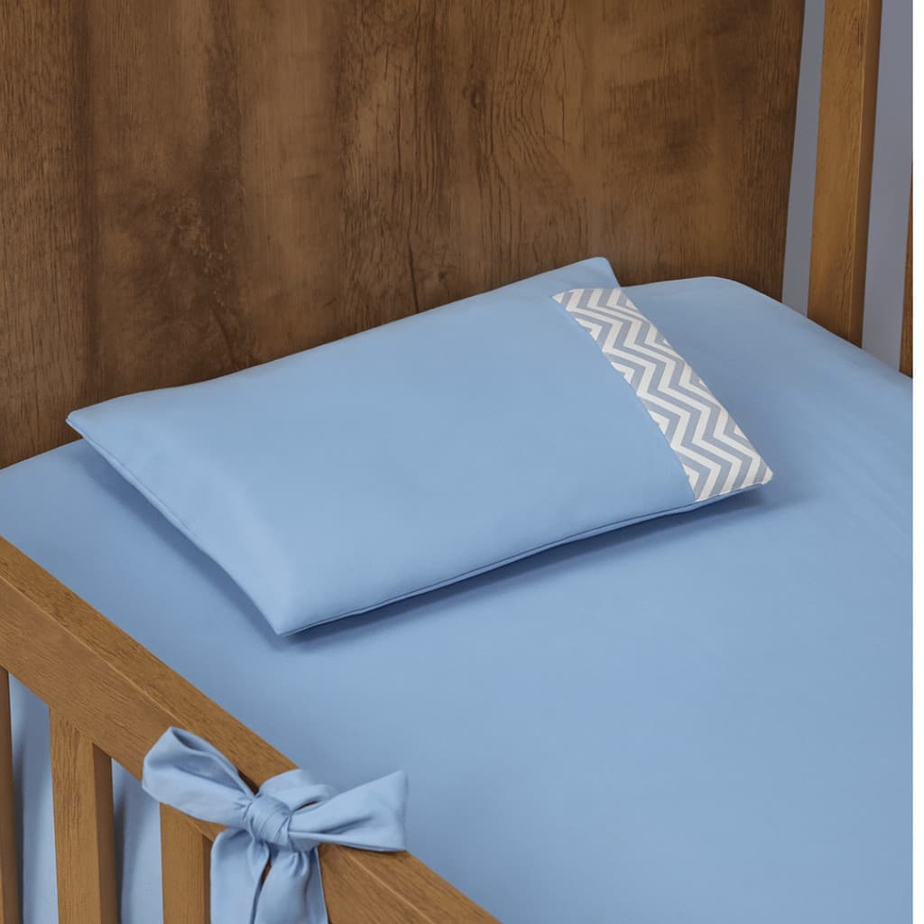 Kit Fronha De Berço 100% Algodão Toque Suave Enxoval De Bebê Recém Nascido Travesseiro Infantil Conforto E Qualidade