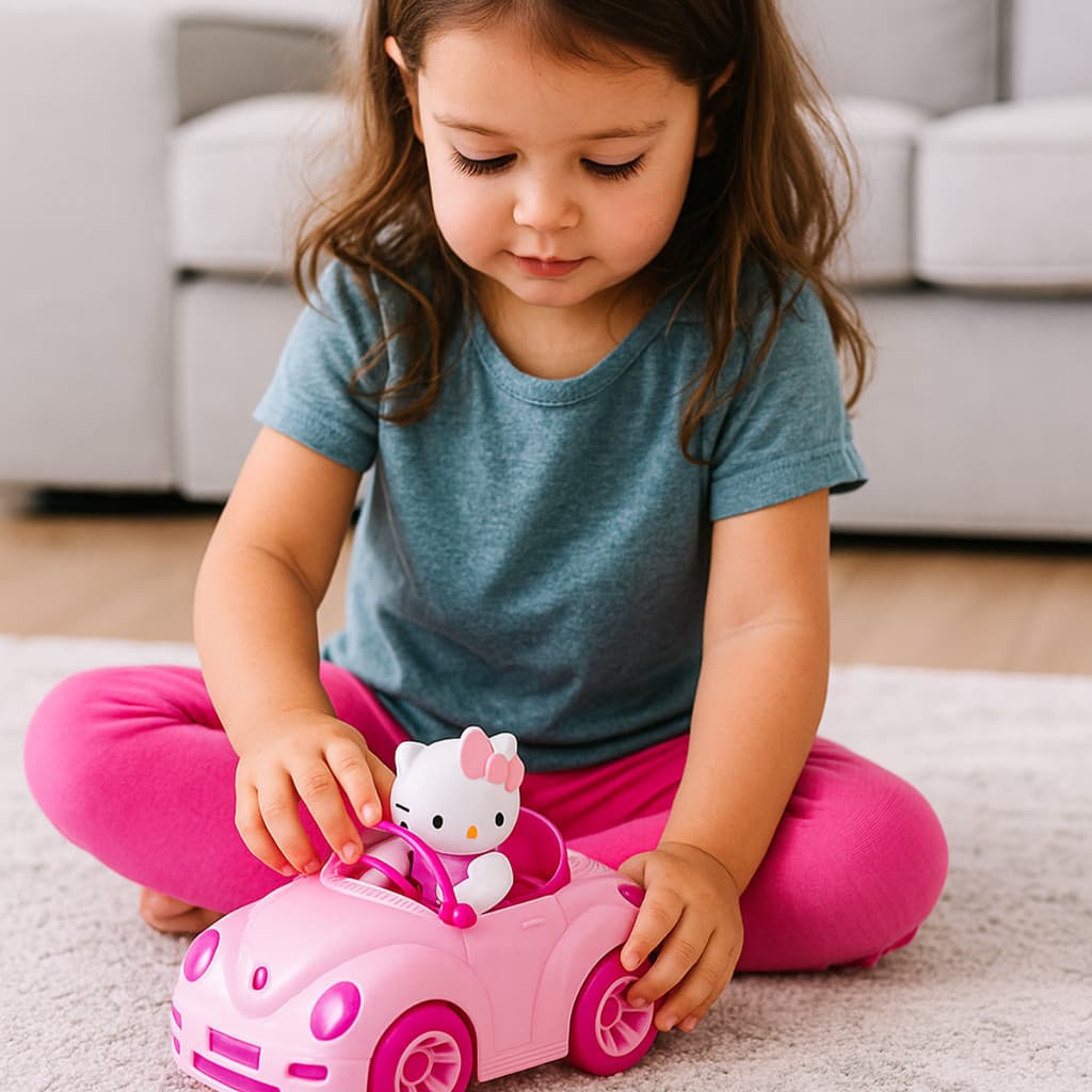 Hello Kitty Carrinho de Brinquedo com Boneca Articulada – Monte Líbano