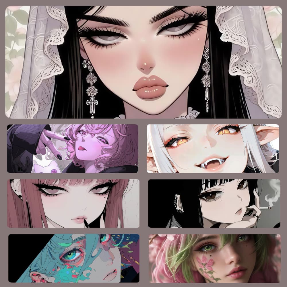ROD 80 * 30cm Mouse Pad Anti Selip Tapete De Mesa Grande MousePad Komputer Longo COOL GIRL
