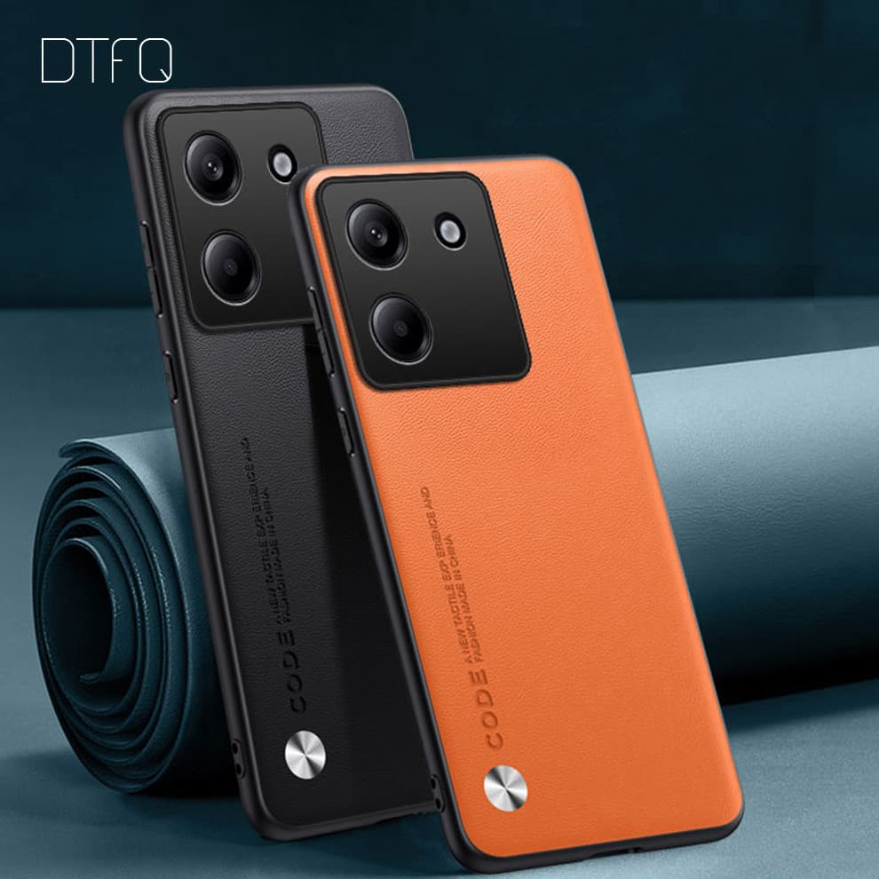 Caso De Telefone Capa De Couro De Luxo para POCO M7 Pro 5G / POCO M7 4G