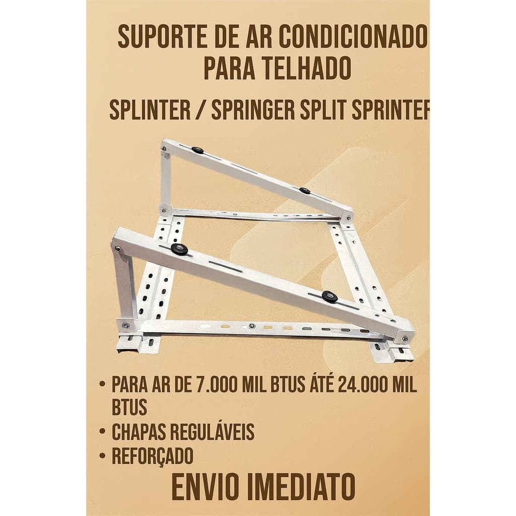 Suporte de Ar Condicionado para Telhado - Envio Imediato