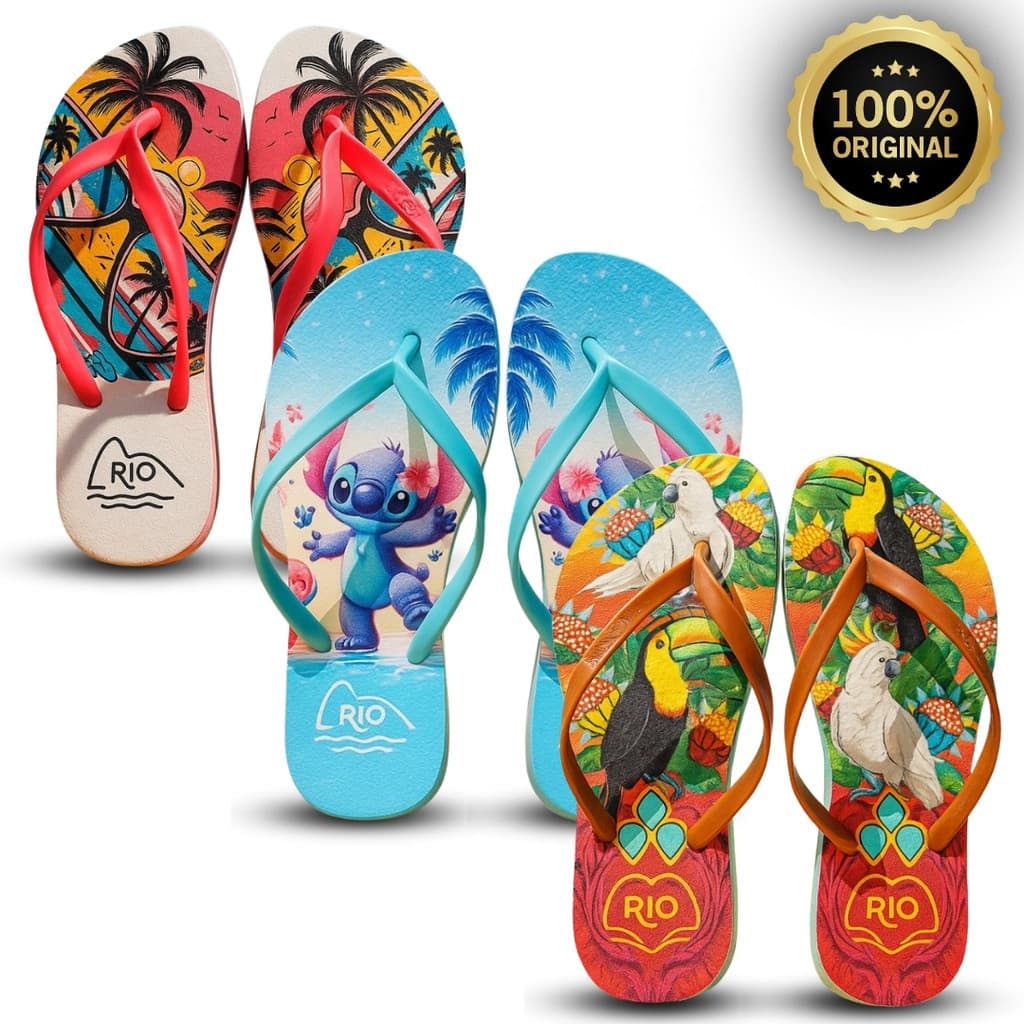Chinelo Feminino Anatômico e Antiderrapante - Conforto e Segurança Todos Os Dias