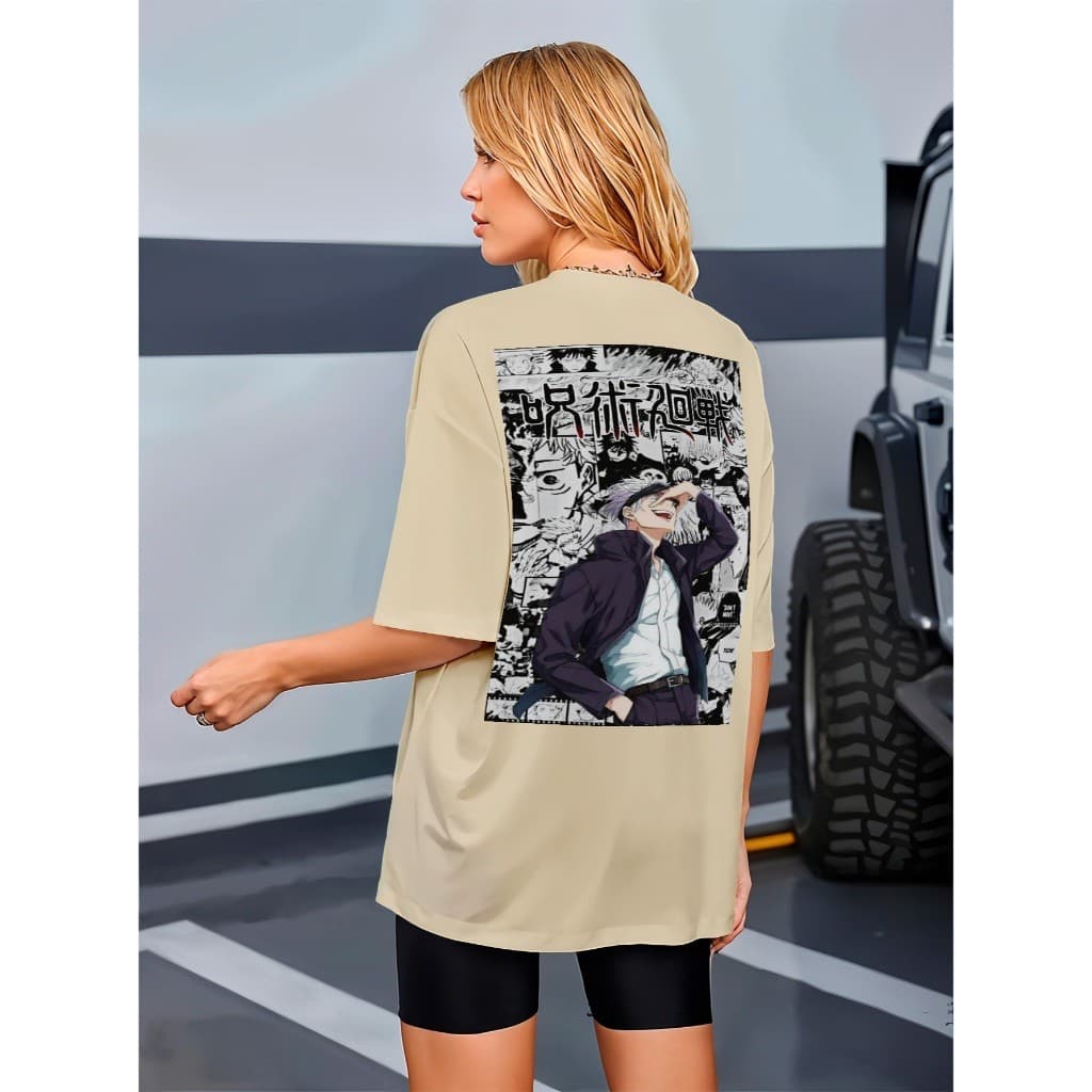 Camisa Camiseta Basica Satoru Gojo JUjuts Premiun Unissex ref-3788 Dtf