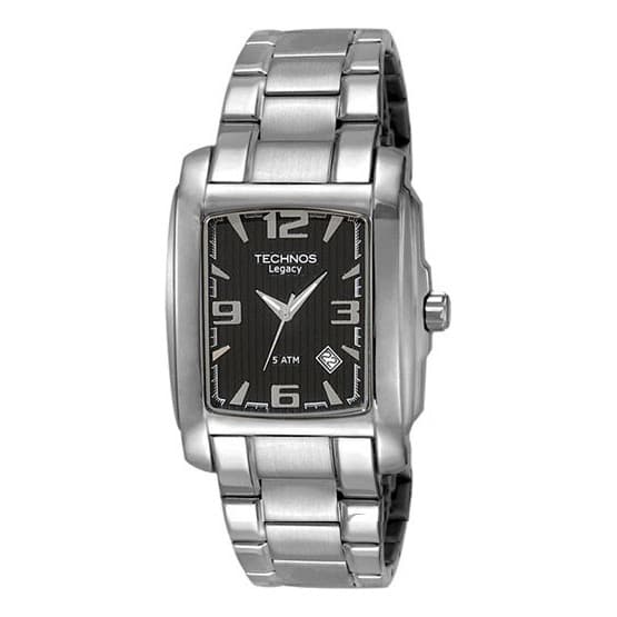 Relógio De Pulso Masculino Technos Retangular Gm10gf/1p