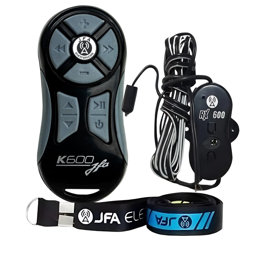 Controle Universal Longa Distancia Jfa K600 Preto/cinza