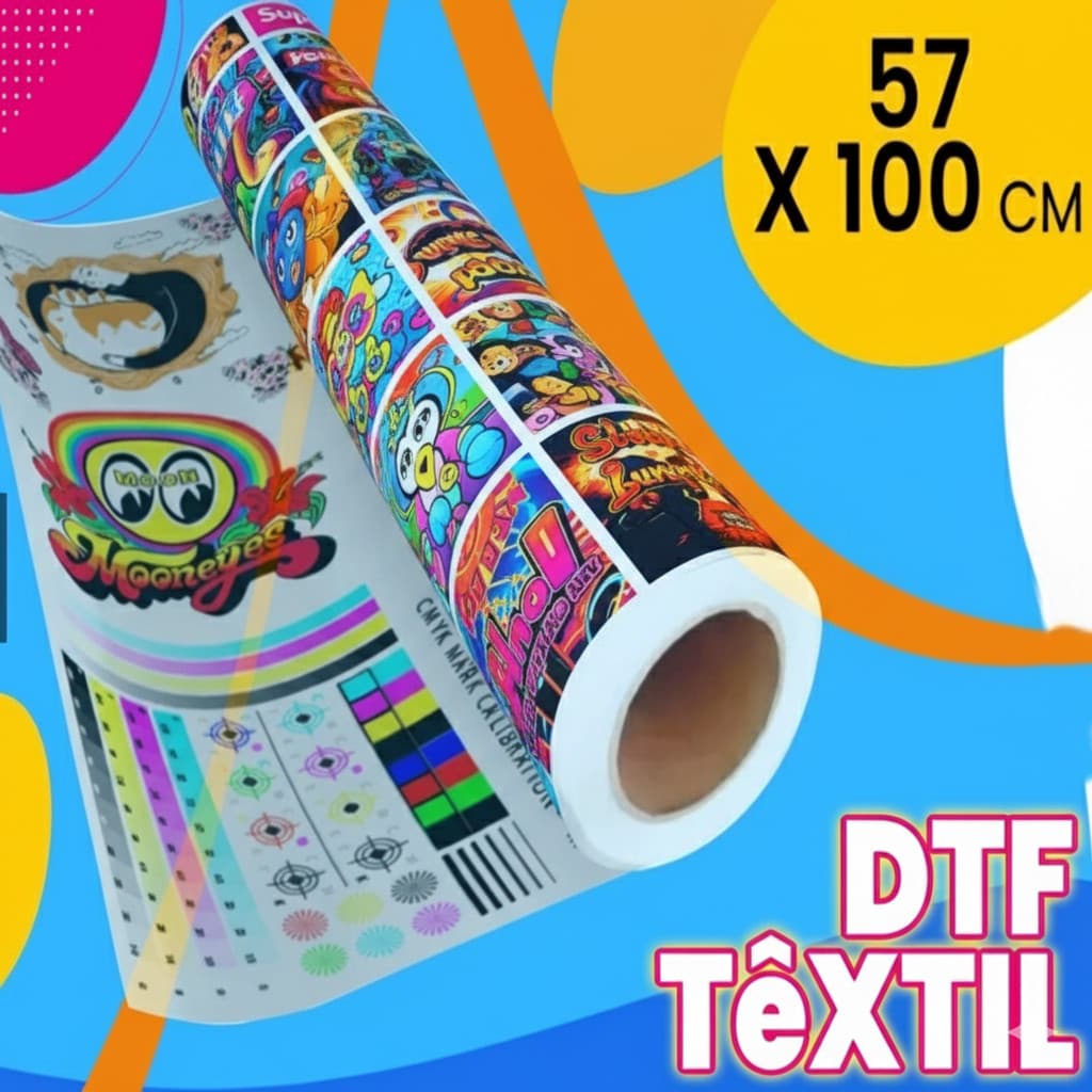 Impressão DTF Têxtil Metro Para Sublimação de camisetas e moletons