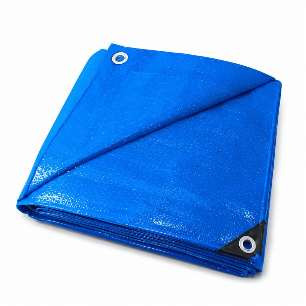 Lona Polietileno Azul 4x3m Thompson 100 Micras Reforçada