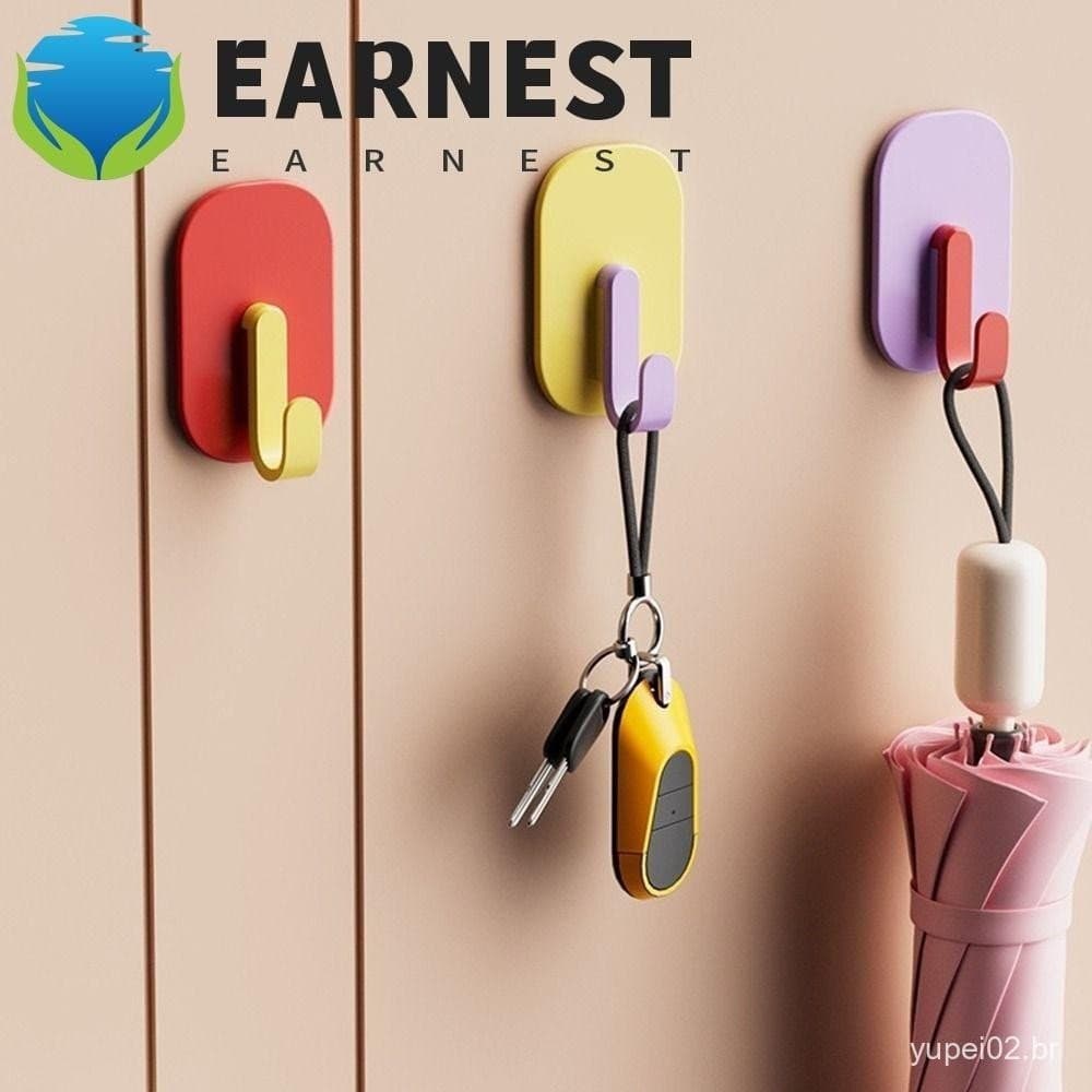 EARNEST 4 Peças De Gancho , Ganchos Decorativos De Ímãs De Geladeira Para Pendurar Na Parede , Plástico