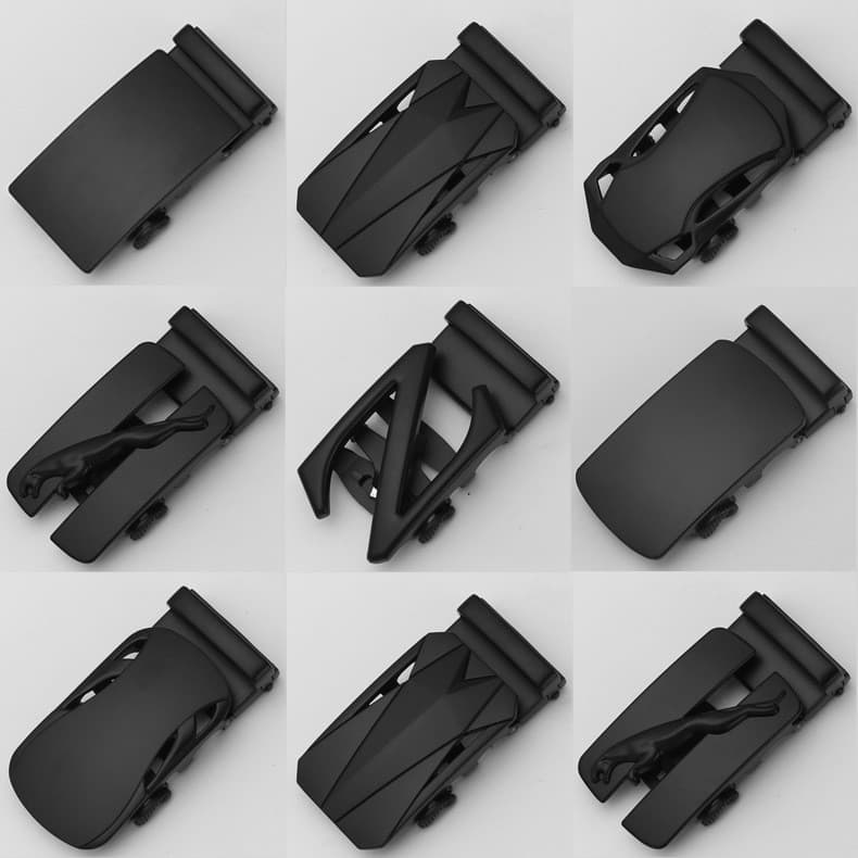 3.5CM fivela de cinto masculino natação preto fivela automática cinto cabeça calças masculinas cinto cabeça