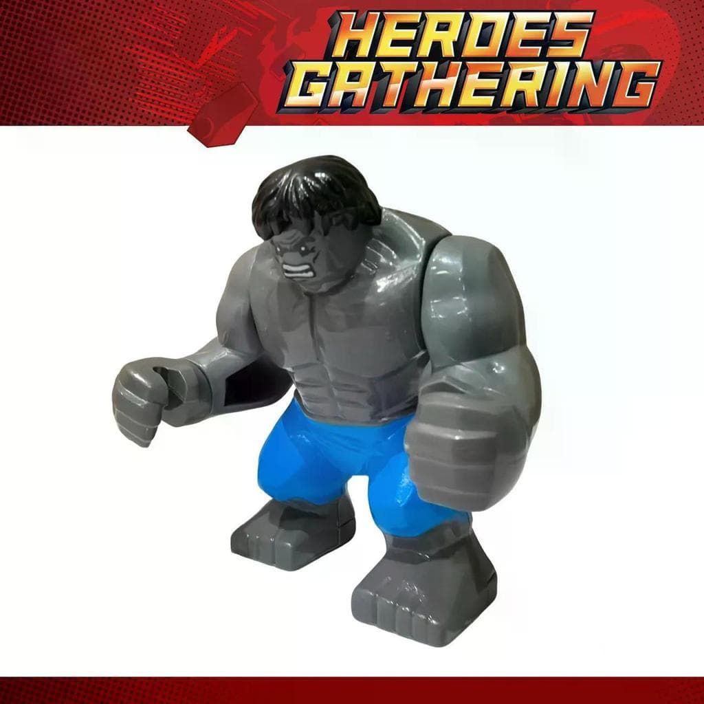 2026 novo estilo compatível Lego minifigura reunião 5 super-herói Thanos crocodilo homem Hulk brinquedo Spiderman montag