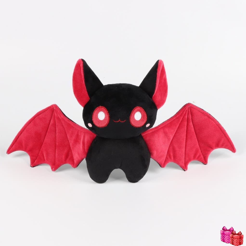 Brinquedo De Pelúcia De Morcego De Desenho Animado-Boneca Estilo Escuro De Halloween , Presente De Festival Para Criança