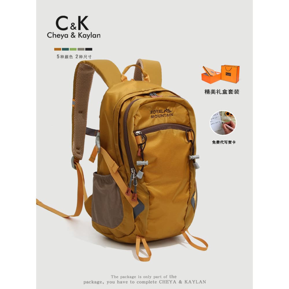 [Oferta Especial] CHEYA&KAYLAN Mochila Leve para Caminhadas ao Ar Livre, Mochila Impermeável para Viagens, para Homens e