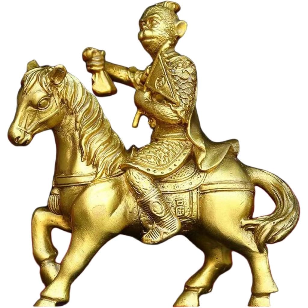 JITUIHOM Ornamento de Macaco de Cobre Decorações para Sala de Estar e Mesa de Jantar Macaco com Bacia de Tesouro de Latã