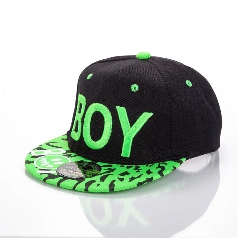 Boné de Beisebol Infantil Bordado Cool Boy para Meninos e Meninas, Boné Snapback para Todas as Estações, Boné de Hip Hop