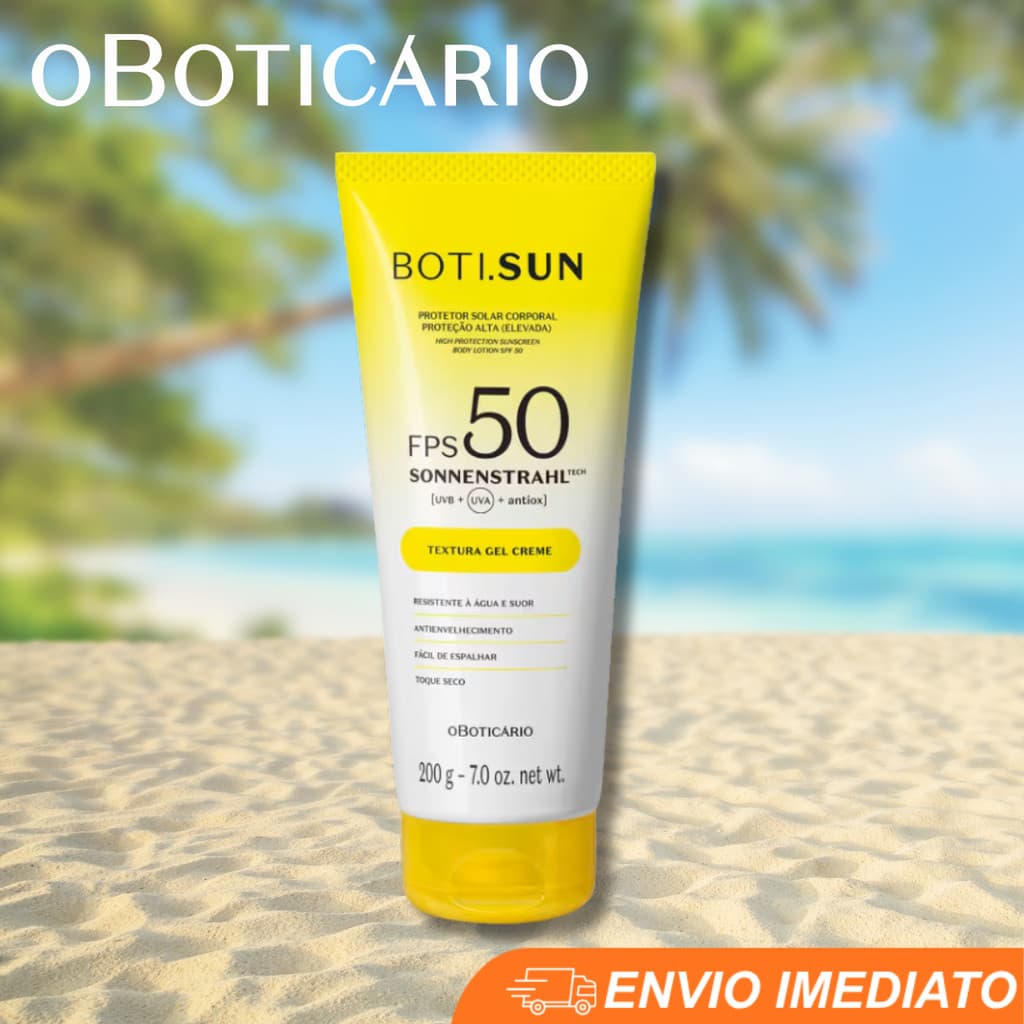 Protetor Solar O Boticario Boti Sun Fps50 200g