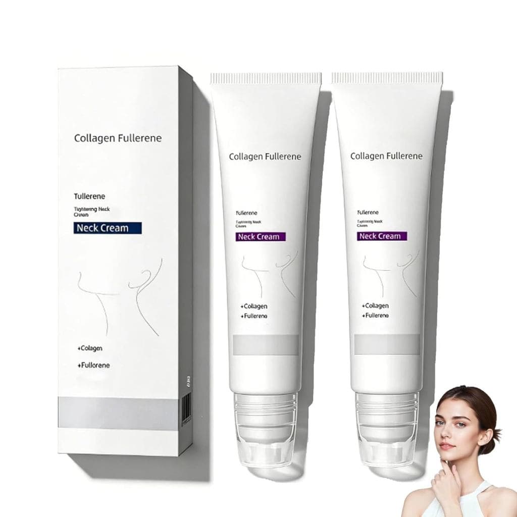 Creme Mágico para Pescoço com Colágeno e Fullerene, Creme Firmador para Pescoço com Colágeno e Fullerene, Creme Lifting
