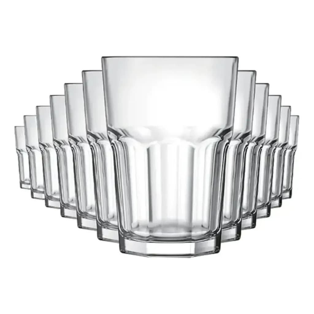 Copo 410ml Nadir Long Drink Bristol Vidro Jogo Com 6 Copos