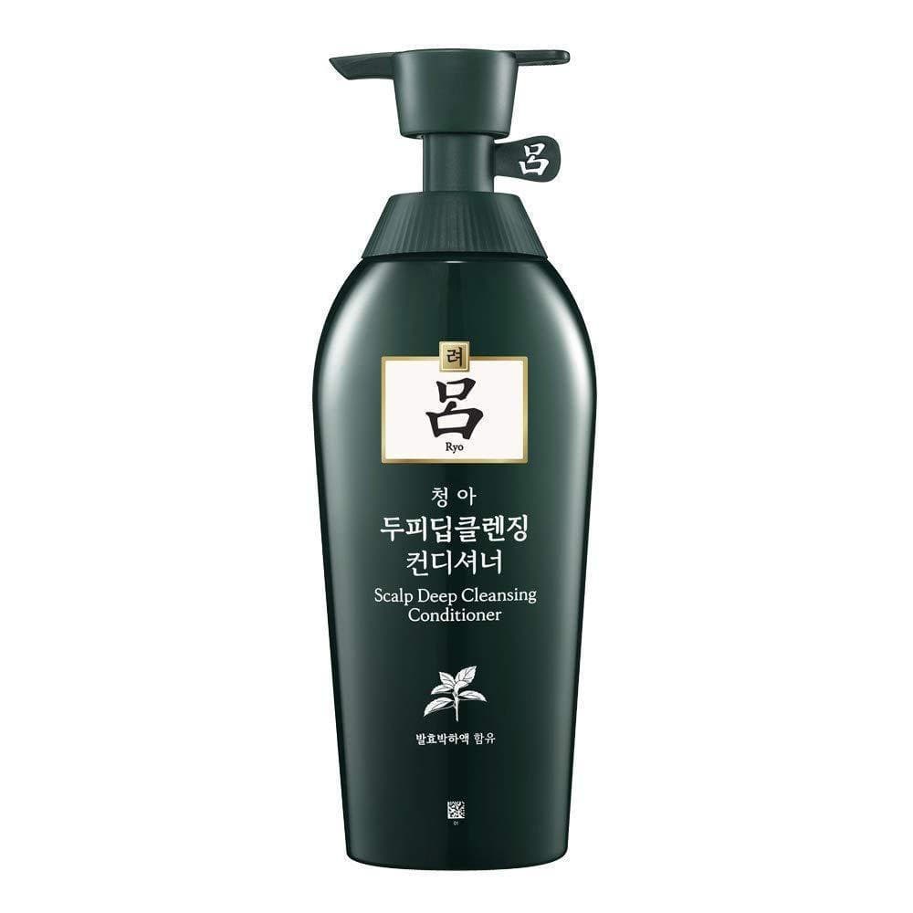 Condicionador RyoScalp Deep & Cooling 500ml (16.9oz) Cuidado para Excesso de Sebo, Para o Couro Cabeludo, Com Menta Ferm