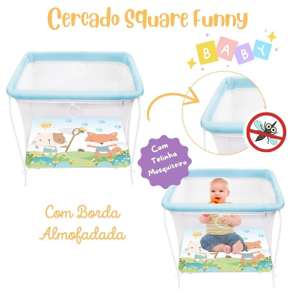 Cercadinho Berço Cercado Dobrável Acolchoado Chiqueirinho Bebê Infantil Criança até 20kg "Scorpion"