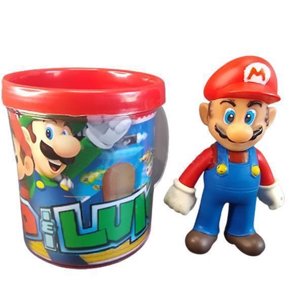Kit Mario: Boneco Articulado 12cm + Caneca 350ml
