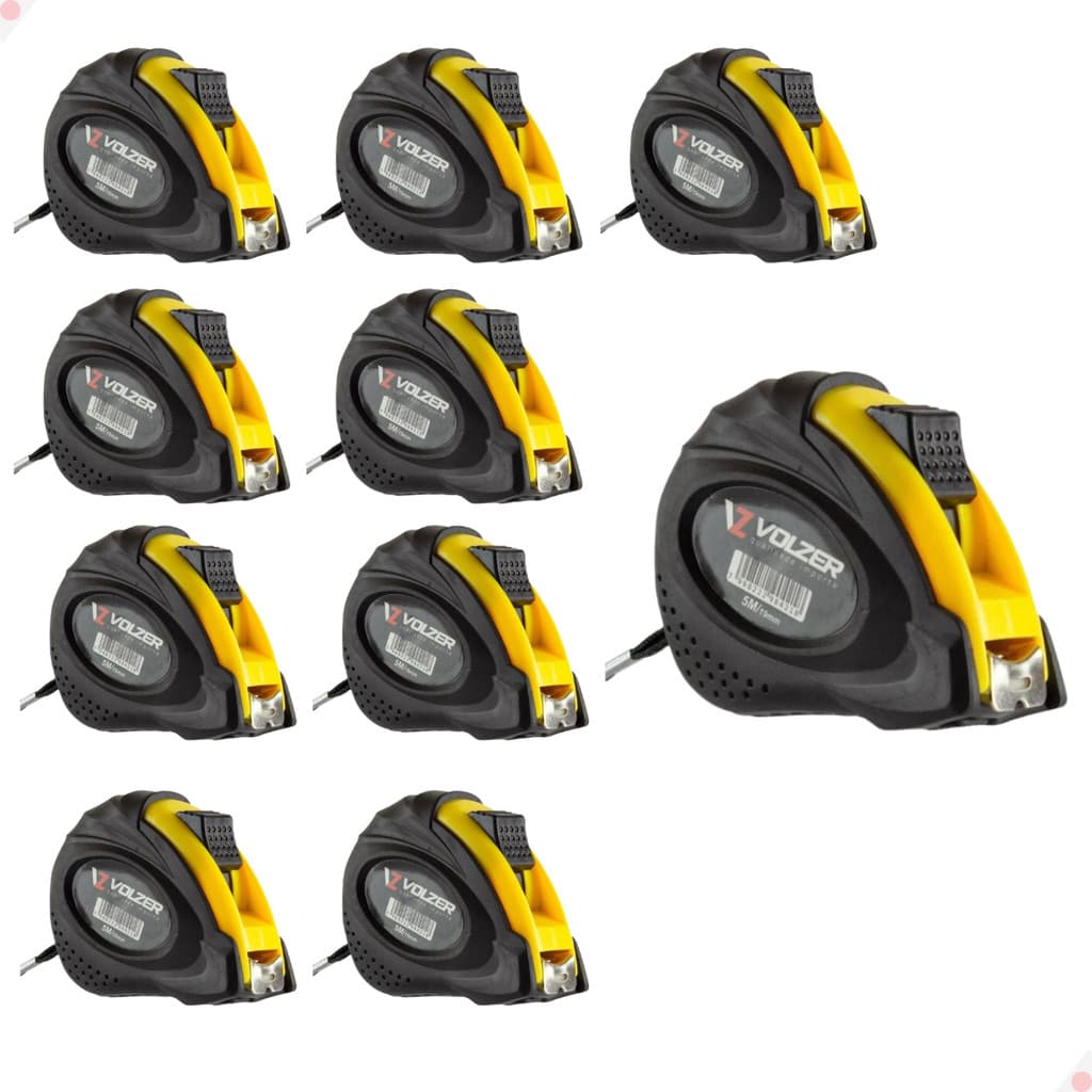 Kit 10 Trenas 19mm x 5m Emborrachada Com Trava Volzer