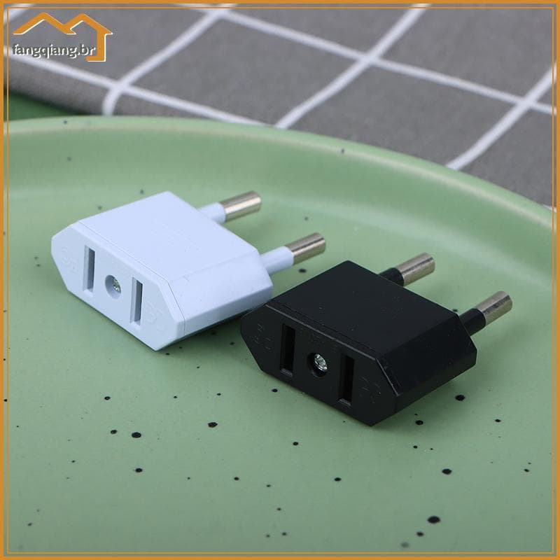 Fang 2 Pçs Adaptador Da Ue Conversor De Viagem Americano China Eua Para Plug Euro Elétrico AC Soet BR