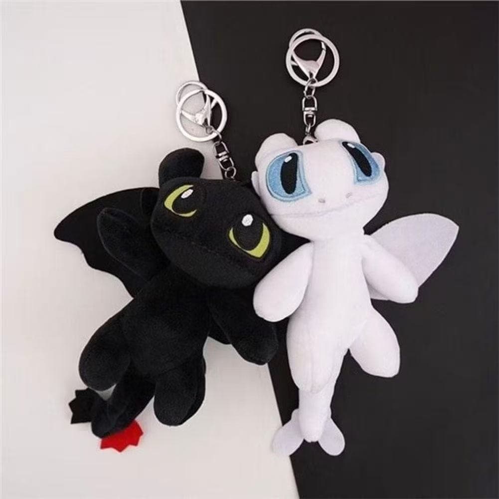Chaveiro de Pelúcia Fofo em Forma de Pequeno Dragão Voador Criativo para Decoração de Bolsa