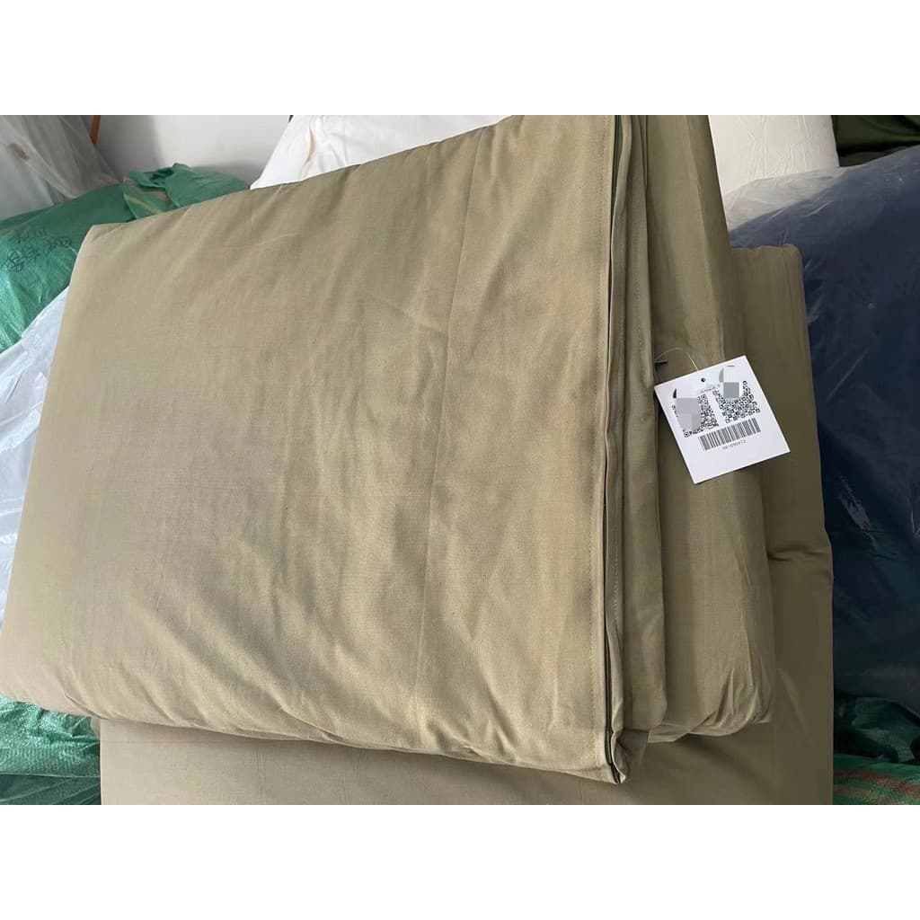 Colcha verde militar genuína, colcha quente, bloco de Tofu empilhável, colcha de limpeza