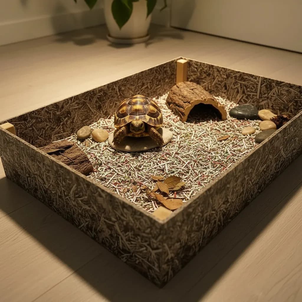 TERRÁRIO PARA MINI  TARTARUGA JABUTI ECOLÓGICO