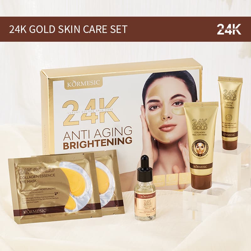 Hidratação De Cuidados Faciais Setbox Gold 24k