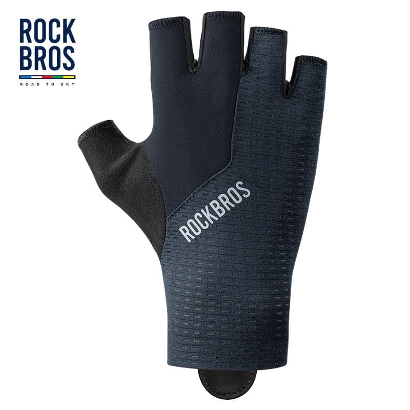 Rock Brothers Tianlu Series Road Bike Ciclismo Luvas Bicicleta Meio Dedo Luvas Esportivas Dedo Curto Homens Mulheres Ver