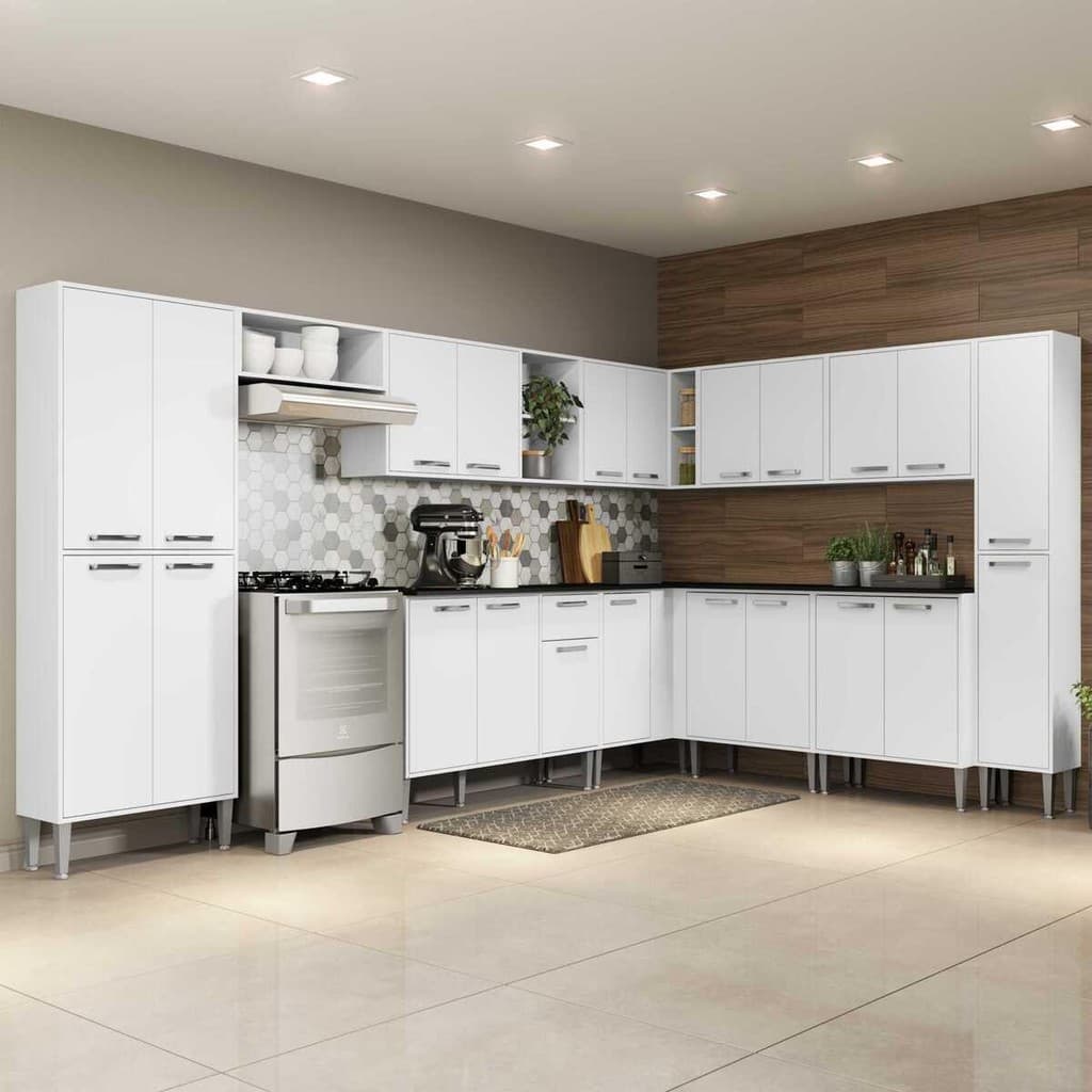 Armário de Cozinha Compacta Canto FL3152 Multimóveis
