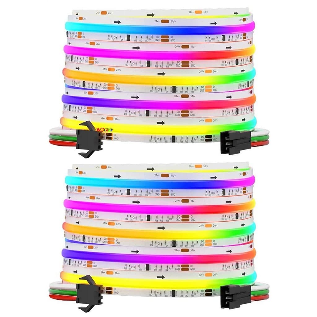 Fita Led Ws2811 10 M 720 Leds Cob Neon Alto Brilho Branca