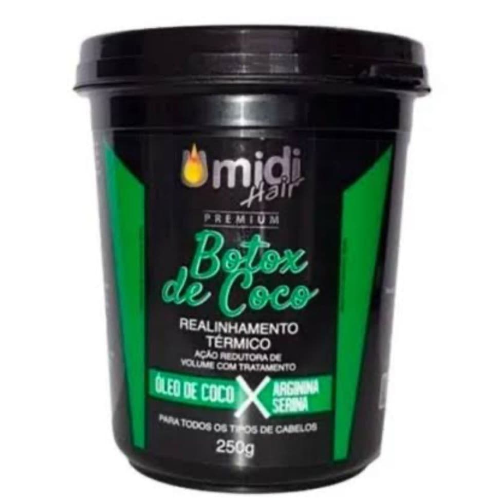 Máscara Capilar de Coco Umidi Hair 250gr - Hidratação Profunda  Redução de Volume  Para Cabelos com Cachos e Danificados