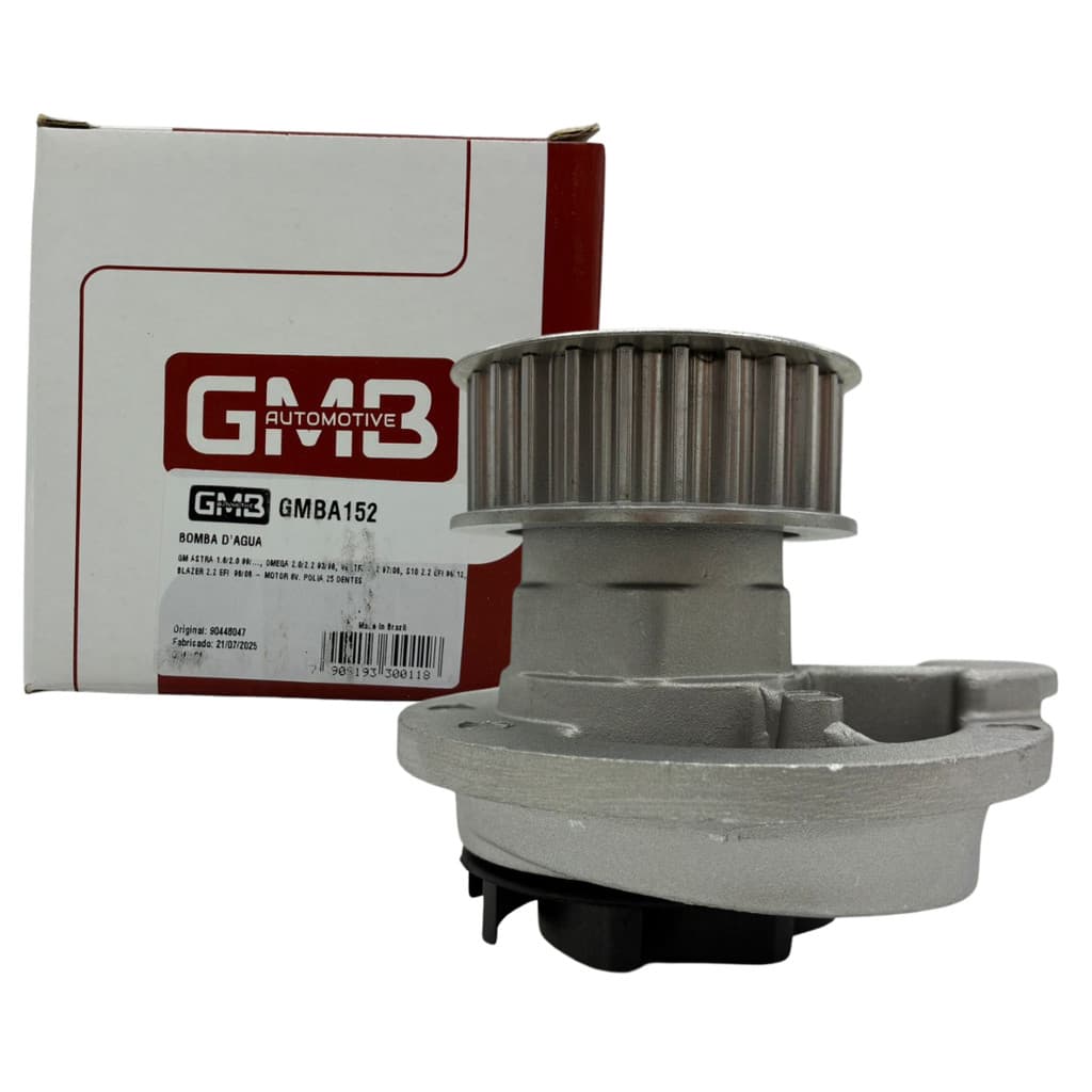 Bomba D'Água GMB GMBA152 Compatível GM Astra 1.8/2.0 8v Vectra 2.0/2.2 S10 2.2/2.4 Blazer 2.2/2.4 Omega Zafira Kadett