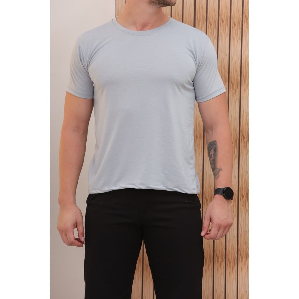 Kit 3 Camiseta Masculina 100% Algodão Básica Varias Cores Lisa Gola Redonda - Mega Oferta!! - Preço Promocional